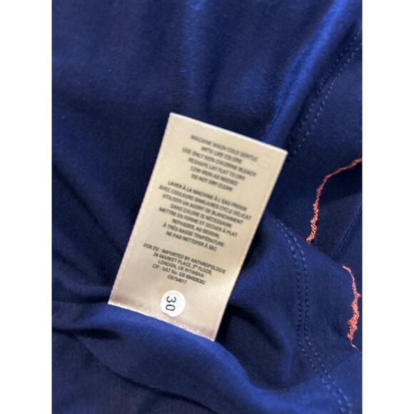 Anthropologie Maeve | Floral Terry Faux Knit Wrap Skirt | Med - Picture 11 of 12